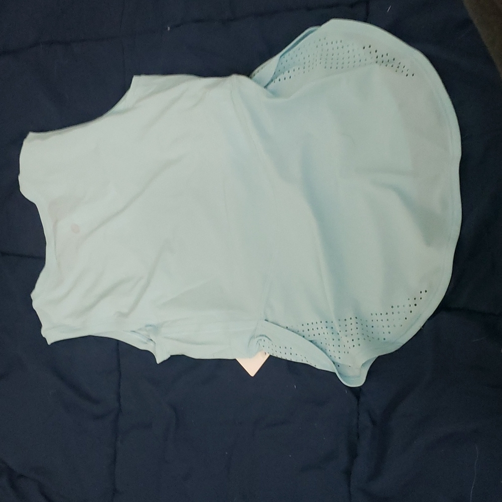 High neck split hem run tank ^.. - Picture 4 of 5
